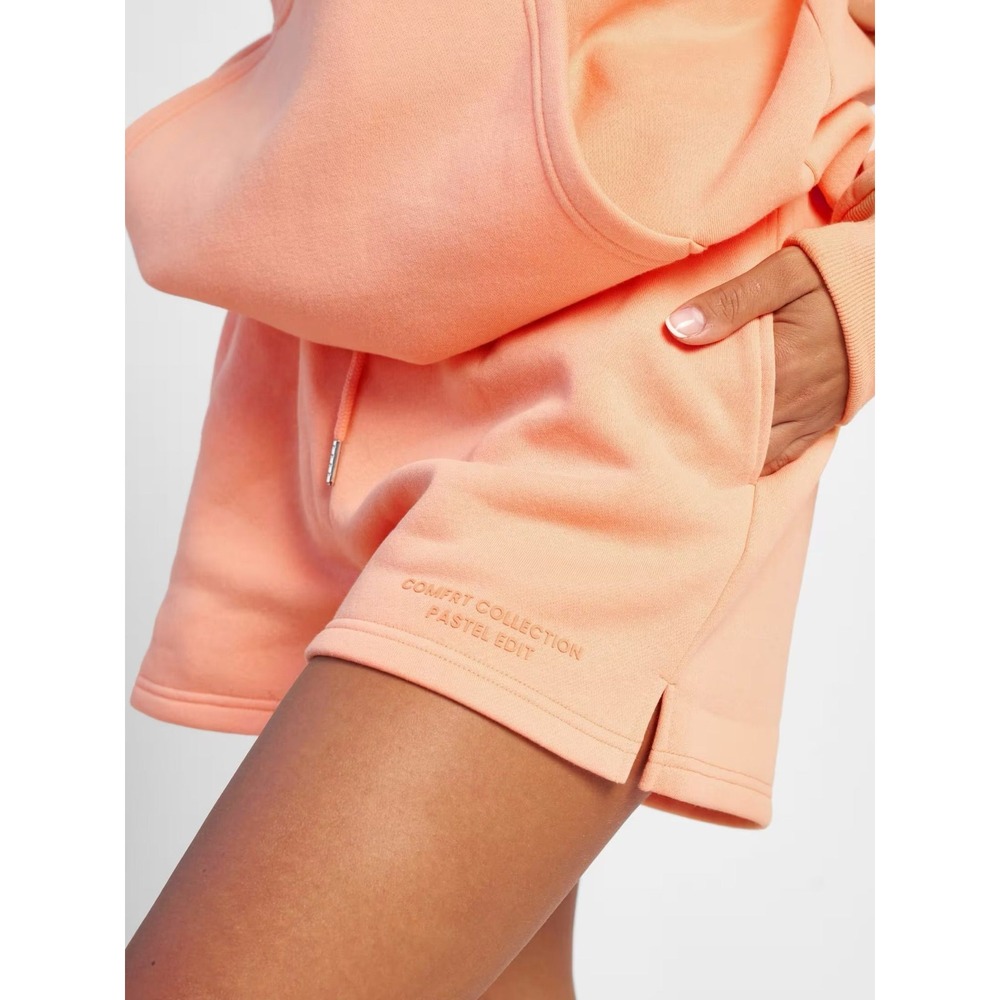 Comfrt Pastel Shorts S Creamsicle CloudTouch Heavyweight Fleece Lounge Shorts